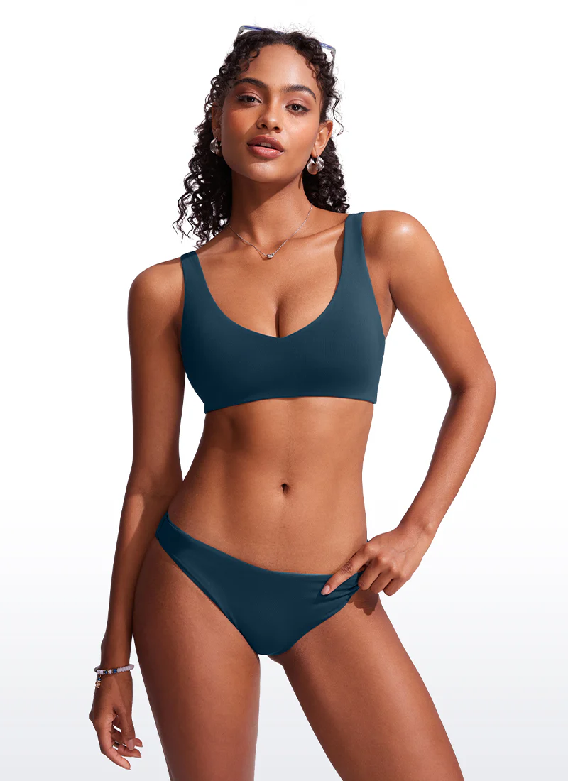 V Neck Bikini Padded Tops - Image 9