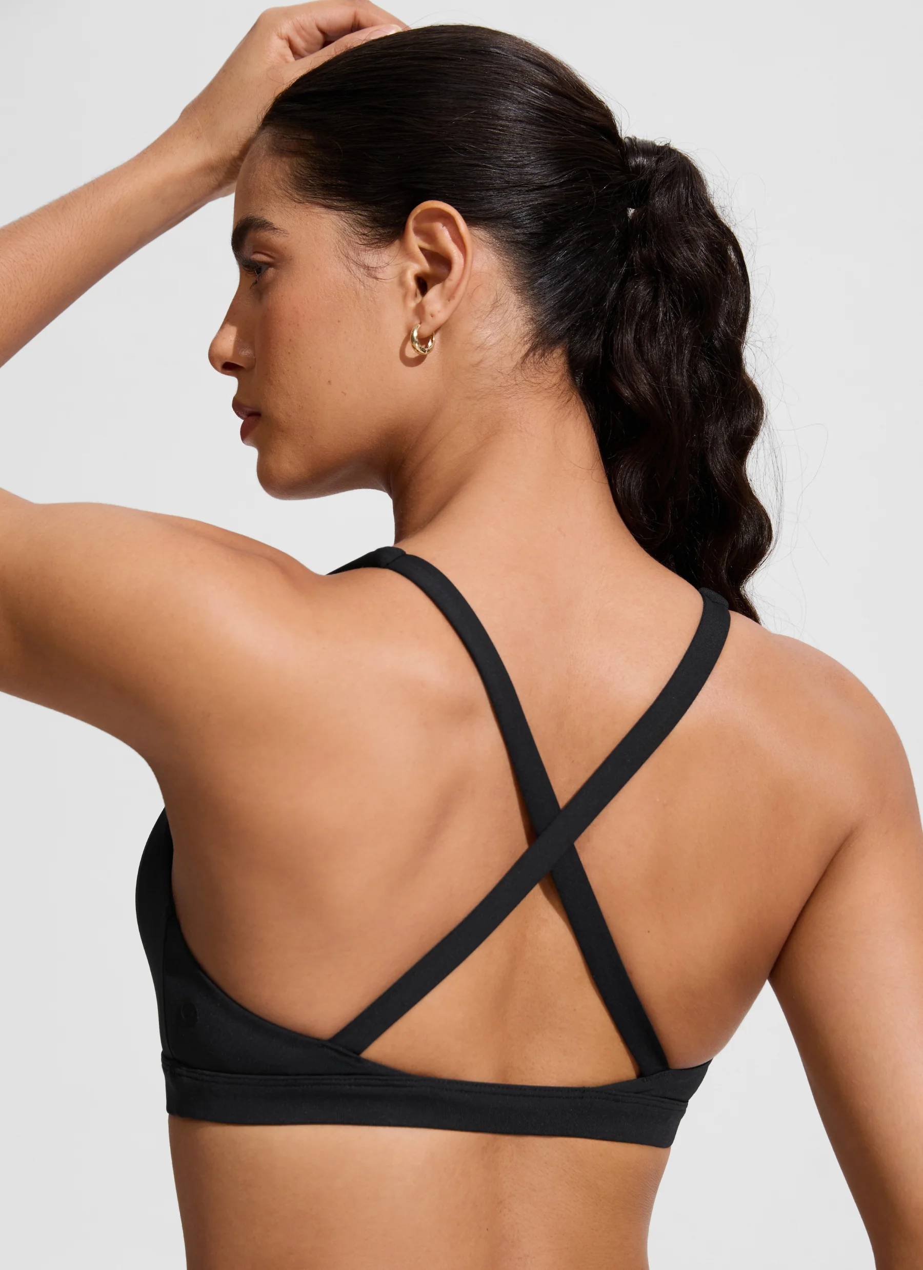 Twist Front Cut Out Cross Back Bikini Top - Image 5