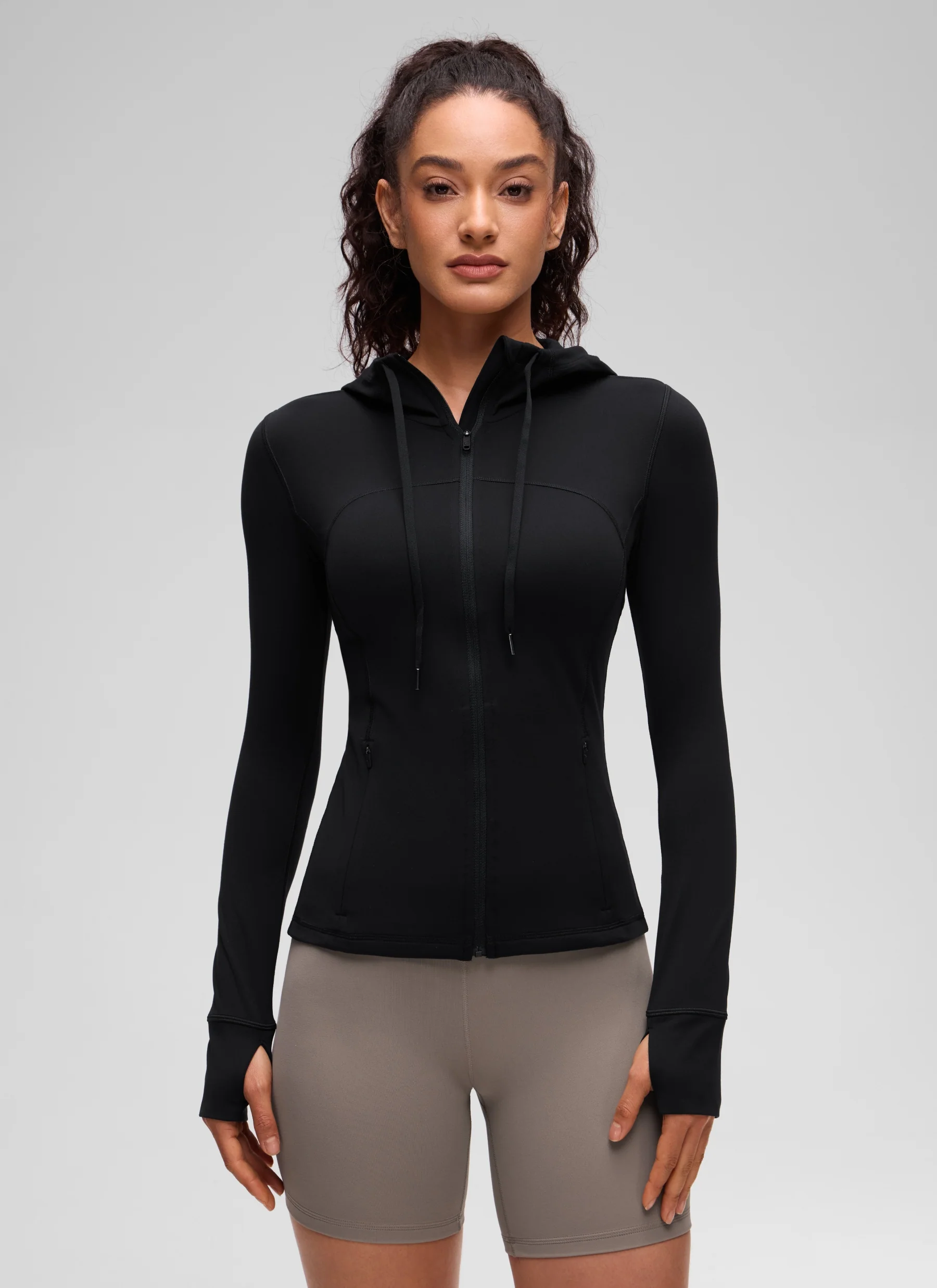 Butterluxe Zip Pocket ThumbHole Hoodie - Image 13