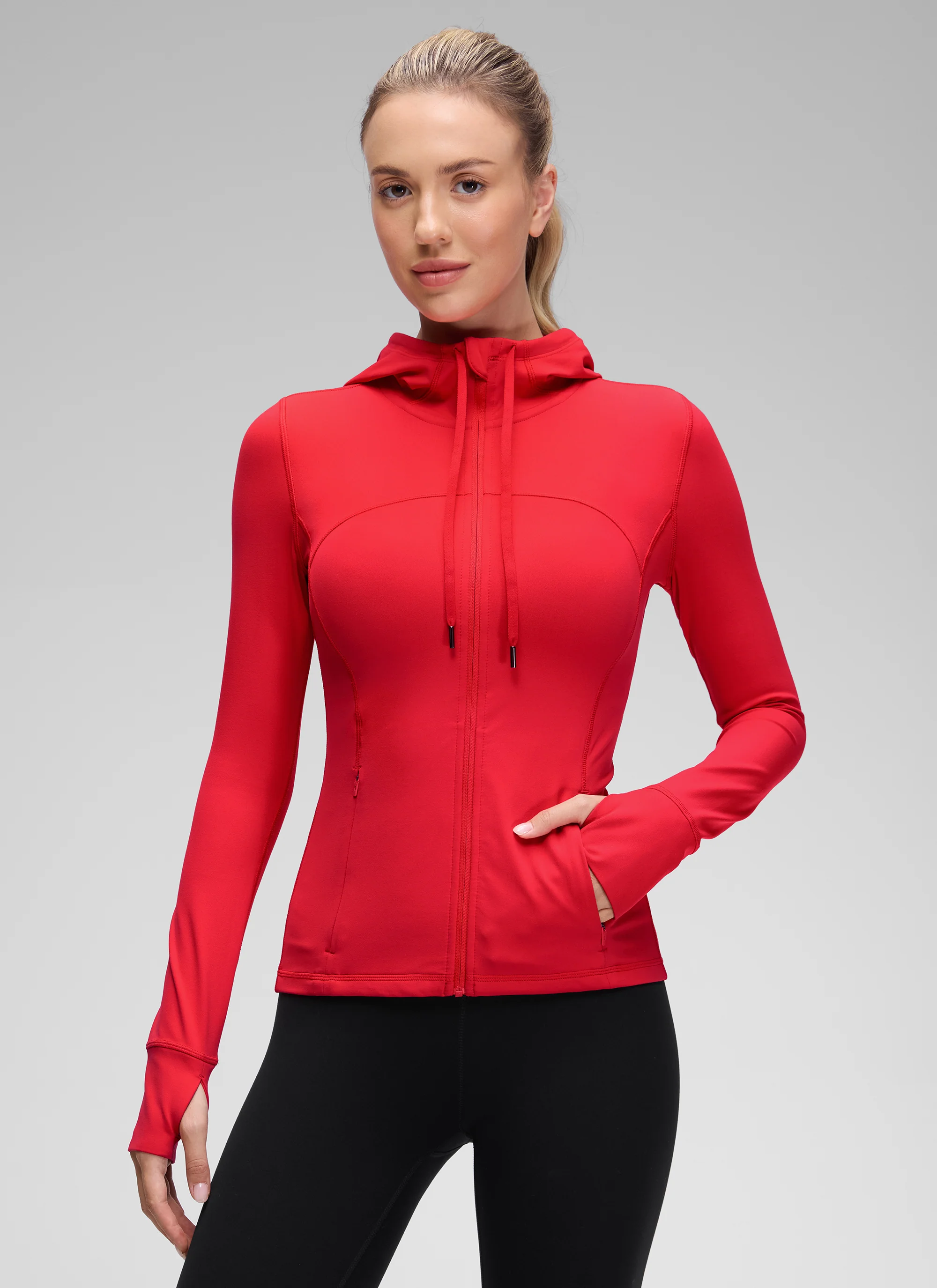 Butterluxe Zip Pocket ThumbHole Hoodie - Image 64
