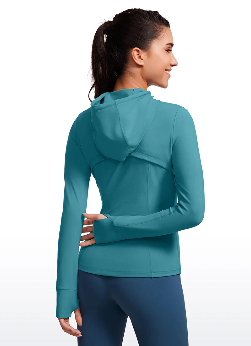 Butterluxe Zip Pocket ThumbHole Hoodie - Image 17