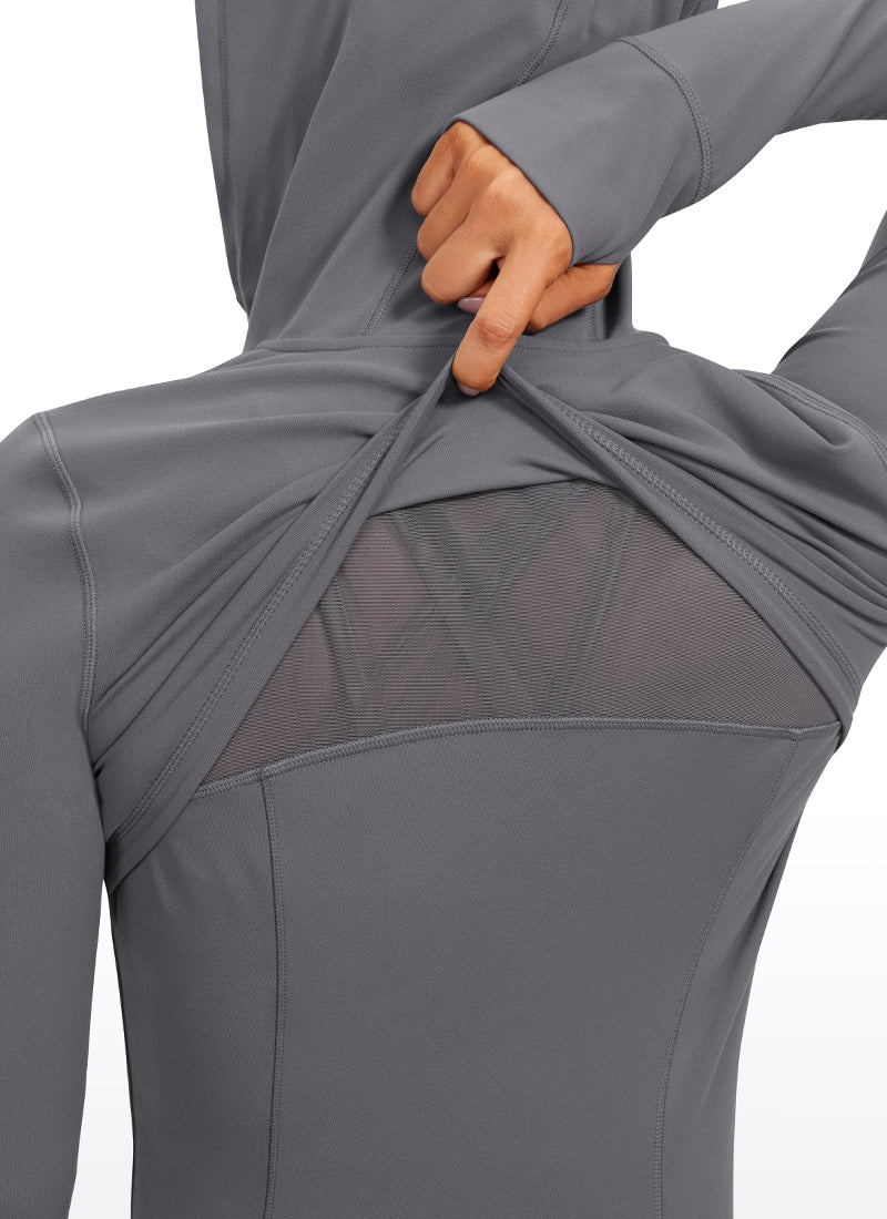 Butterluxe Zip Pocket ThumbHole Hoodie - Image 11