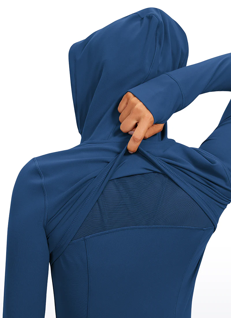 Butterluxe Zip Pocket ThumbHole Hoodie - Image 14