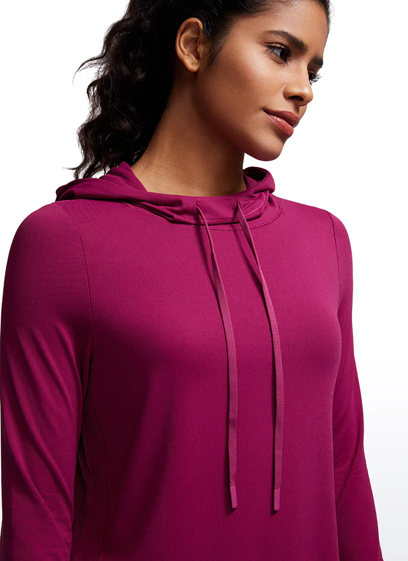 Brushed Feeling Thumbhole Hoodie - Image 11