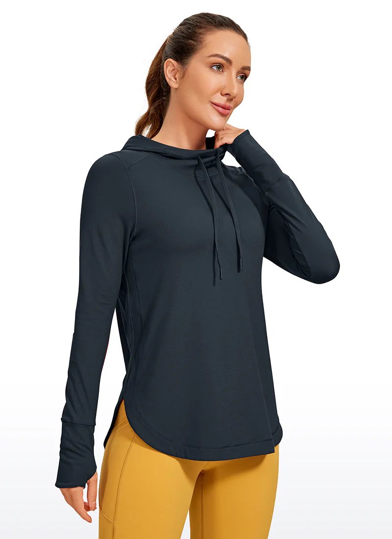 Brushed Feeling Thumbhole Hoodie - Image 15