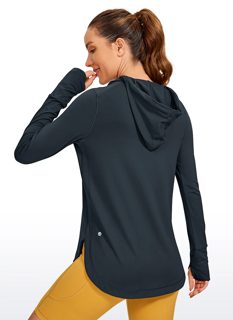 Brushed Feeling Thumbhole Hoodie - Image 16