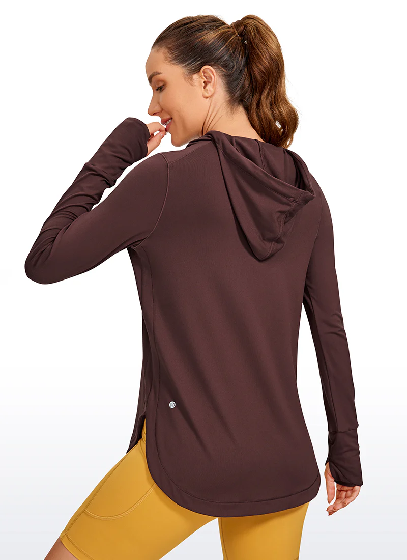 Brushed Feeling Thumbhole Hoodie - Image 19