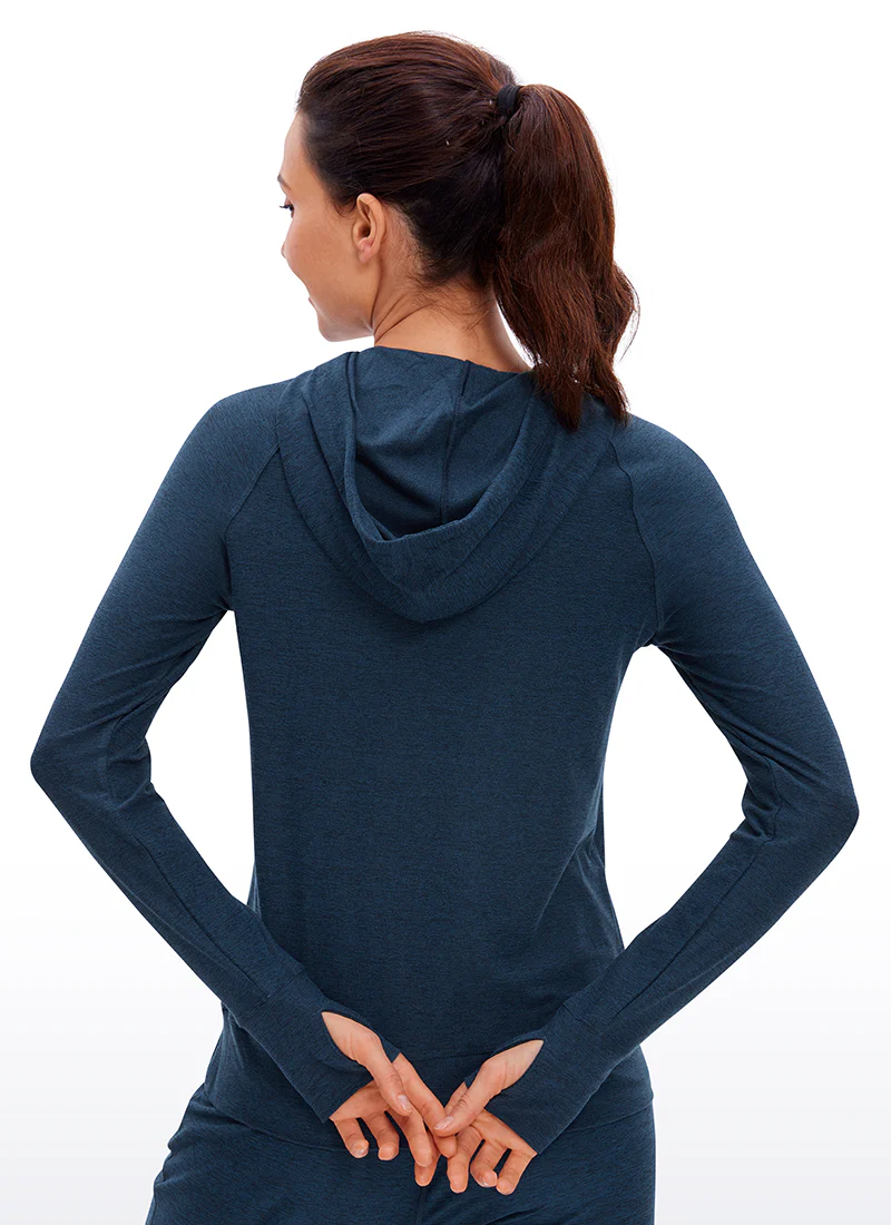 Soft Heather Hoodie with Pocket - Image 2