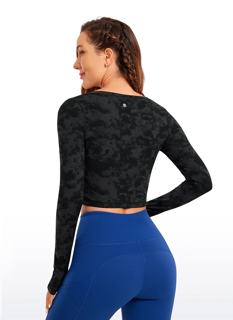 Butterluxe Scoop Neck Cropped Long Sleeve - Image 14