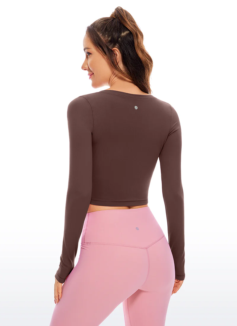 Butterluxe Scoop Neck Cropped Long Sleeve - Image 24