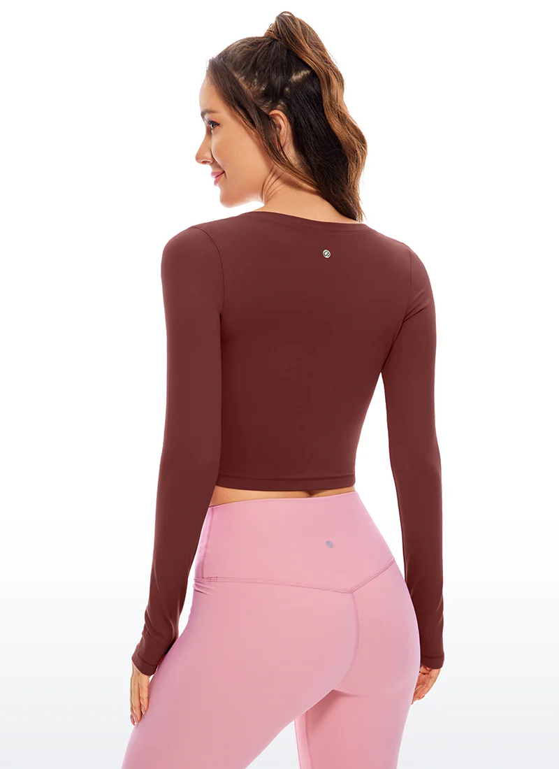 Butterluxe Scoop Neck Cropped Long Sleeve - Image 40