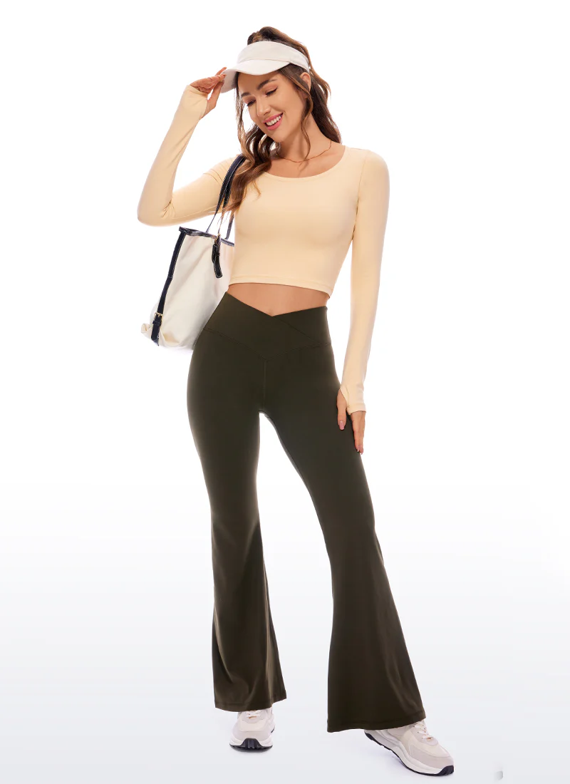 Butterluxe Scoop Neck Cropped Long Sleeve - Image 10