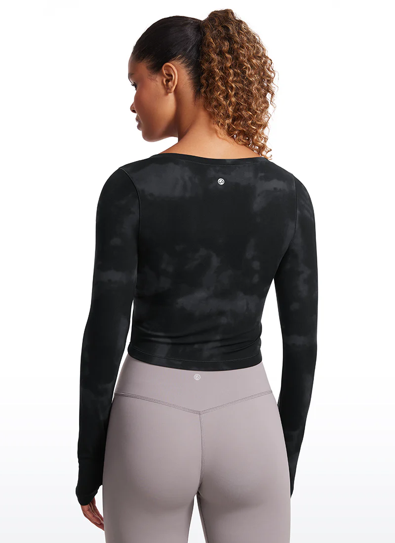 Butterluxe Scoop Neck Cropped Long Sleeve - Image 17