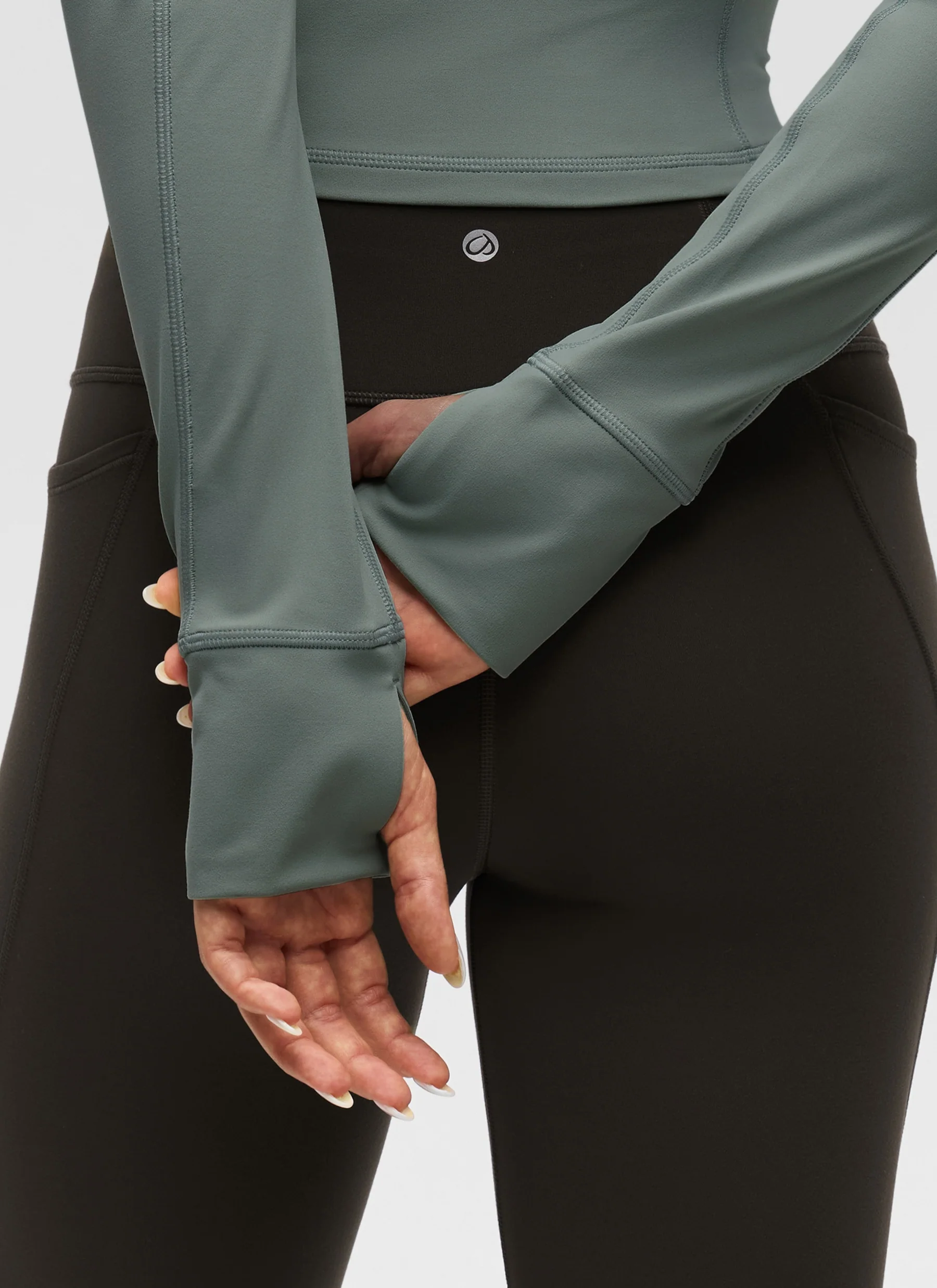 Butterluxe Half Zip Cropped Long Sleeve - Image 11