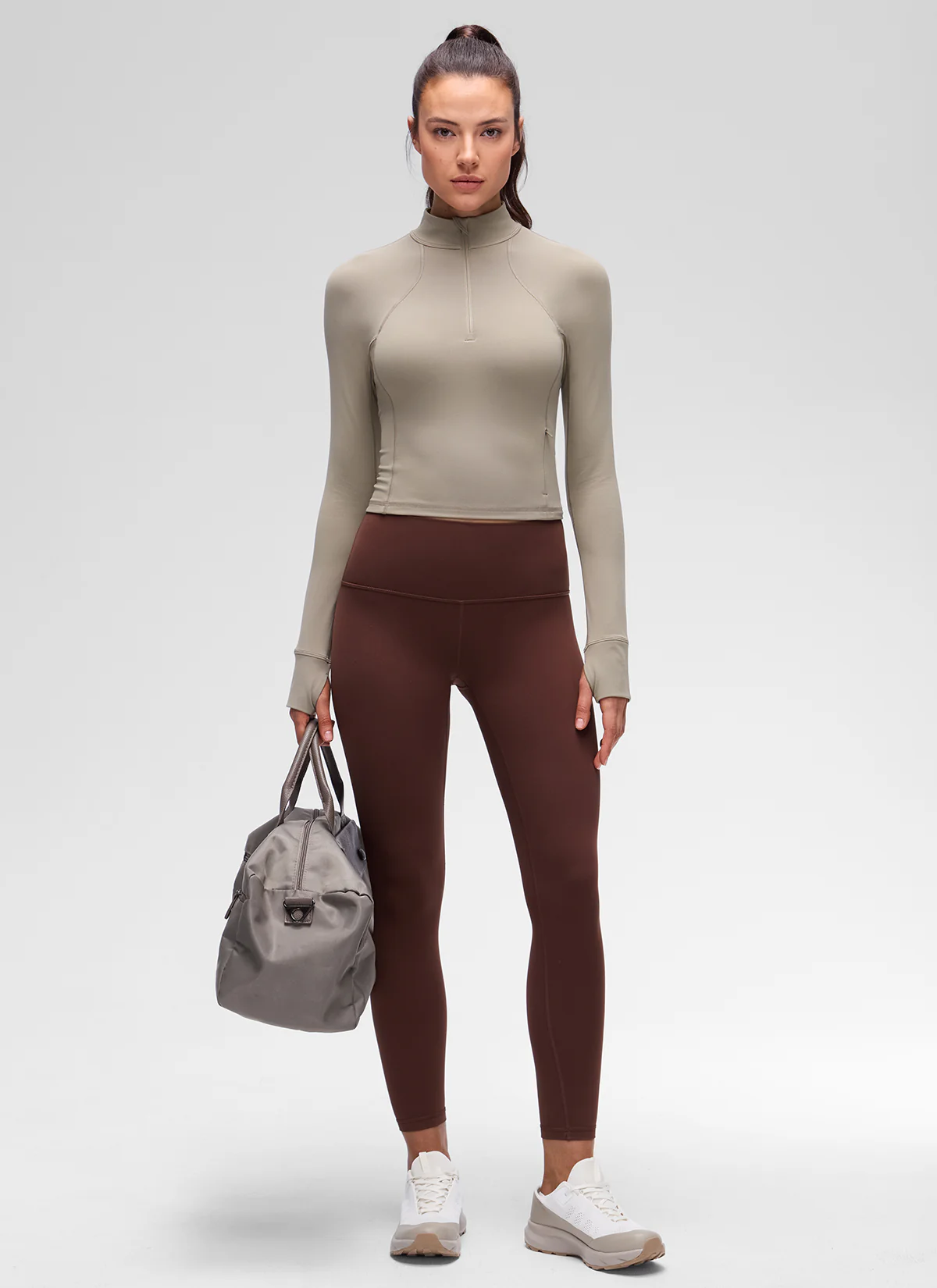 Butterluxe Half Zip Cropped Long Sleeve - Image 28