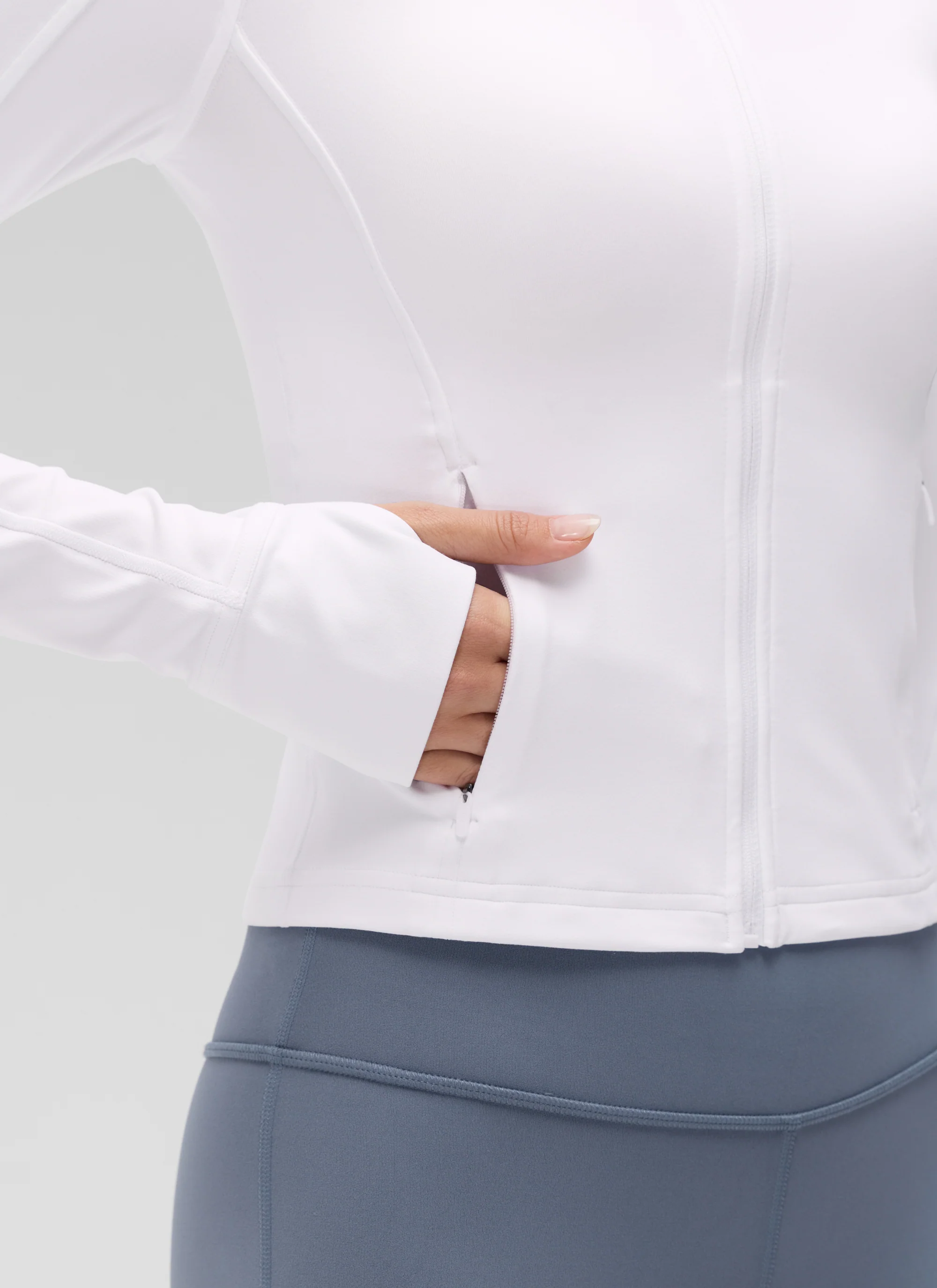 Butterluxe Waist Length Full Zip Jacket - Image 30