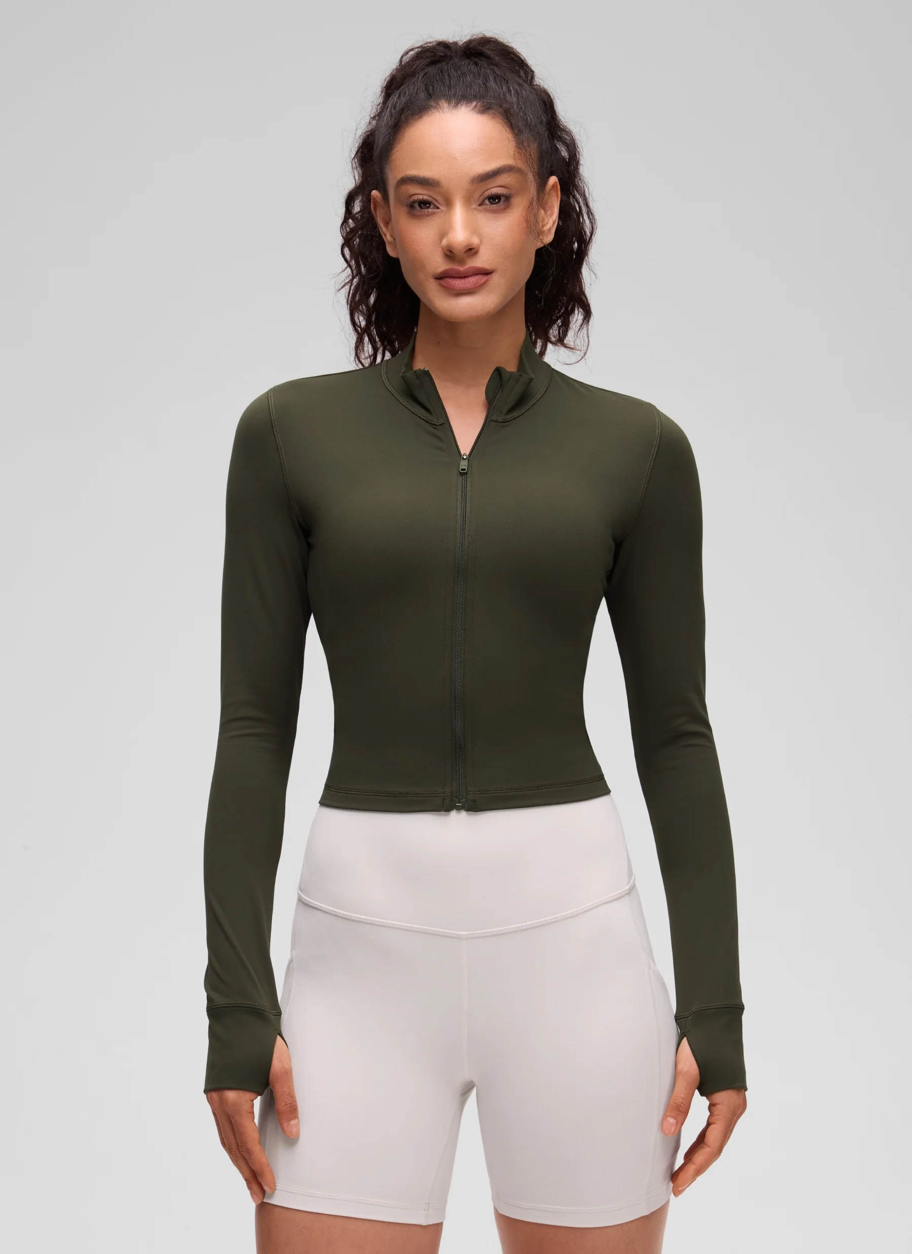 Butterluxe ThumbHole Cropped Jacket - Image 15