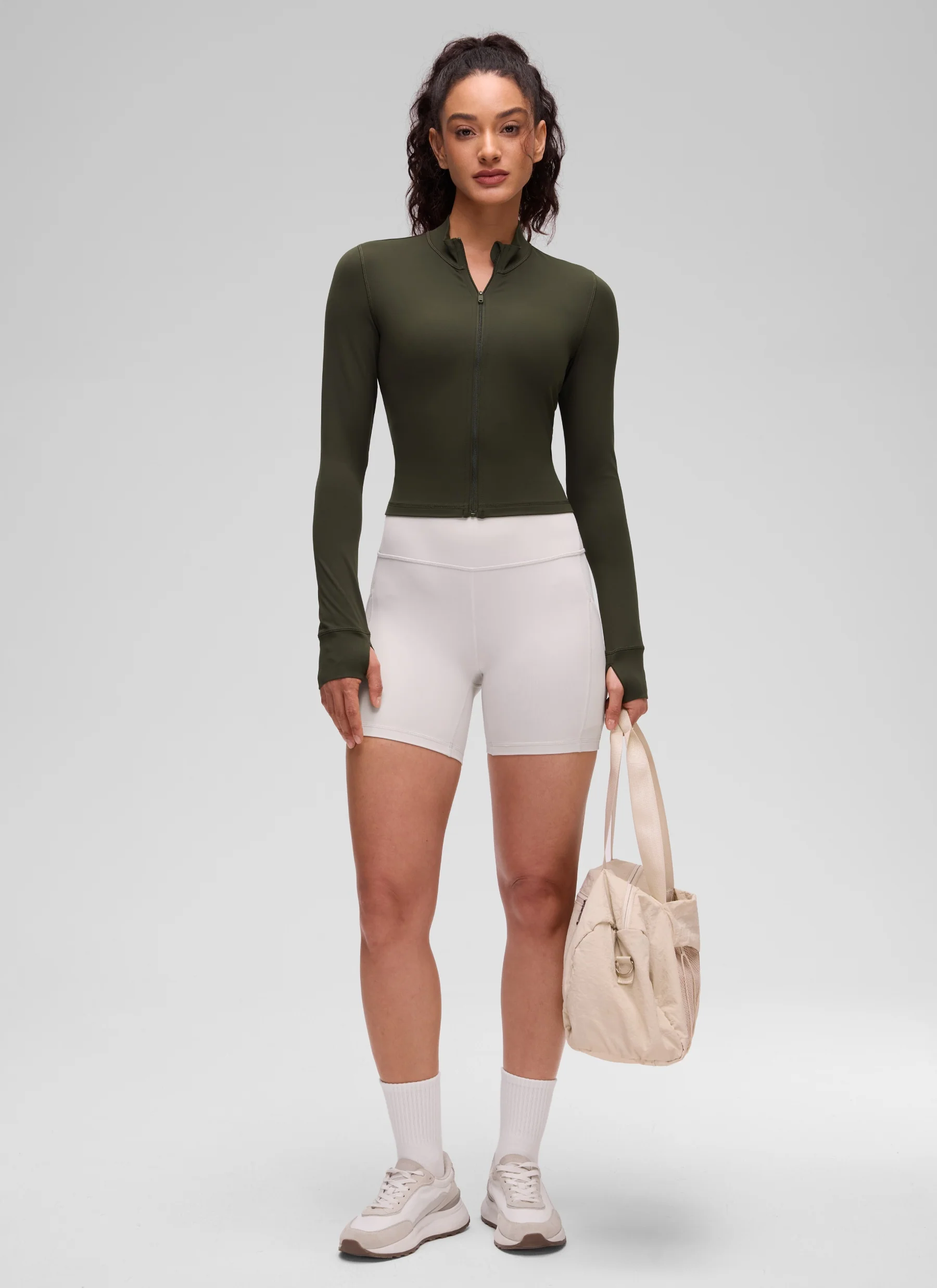 Butterluxe ThumbHole Cropped Jacket - Image 17