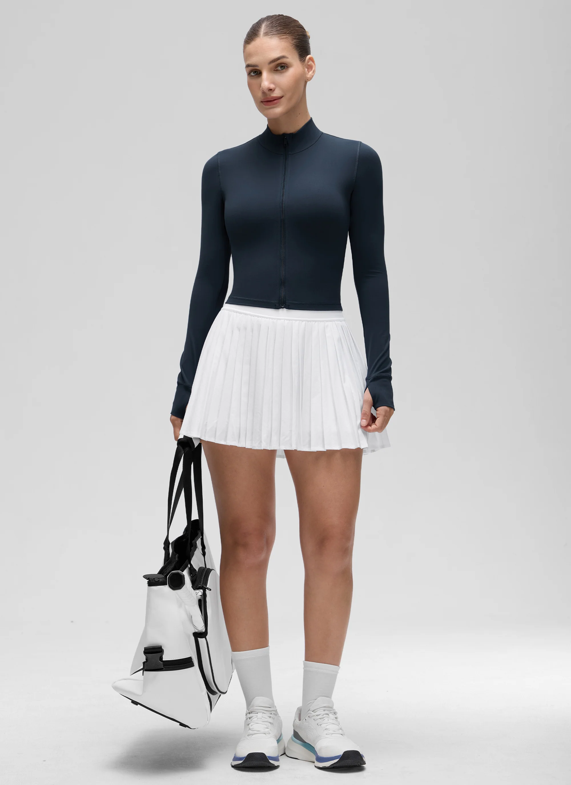 Butterluxe ThumbHole Cropped Jacket - Image 4