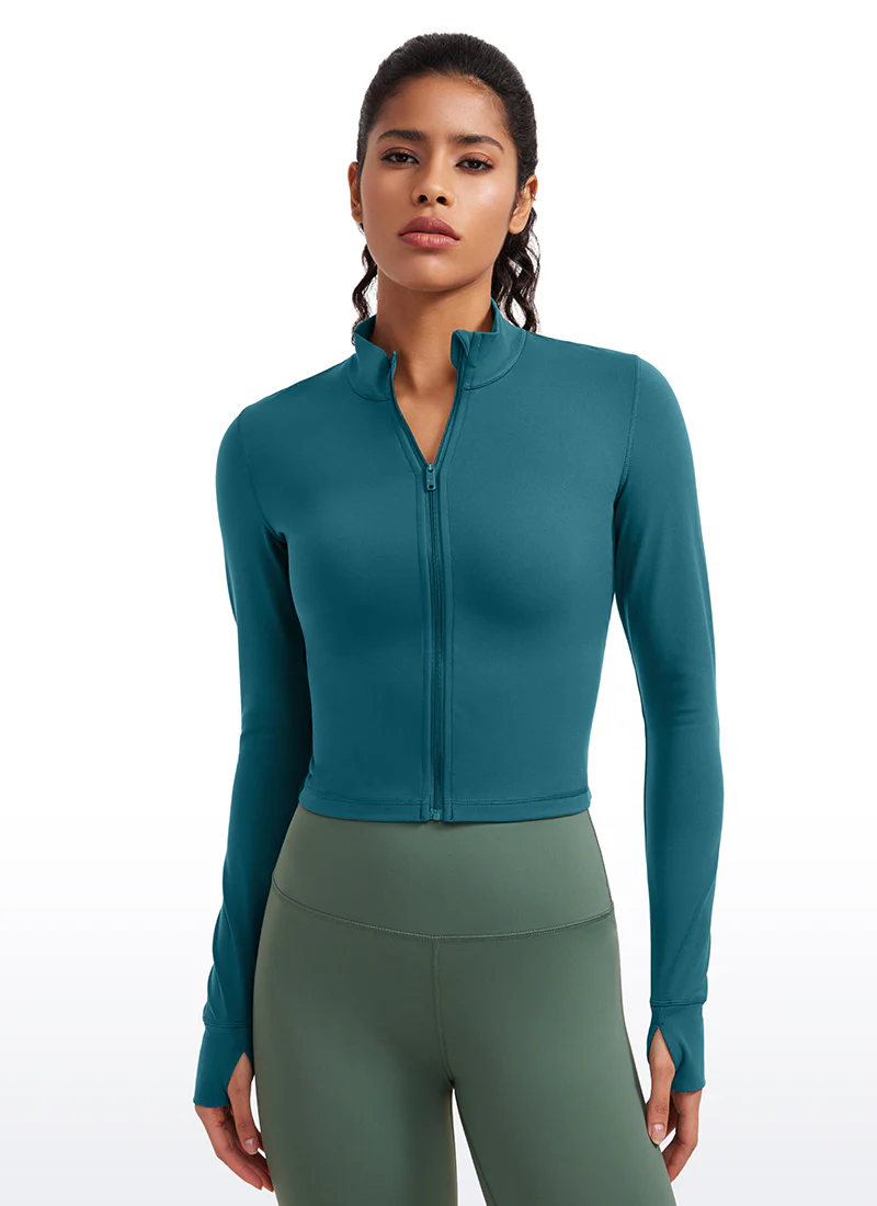Butterluxe ThumbHole Cropped Jacket - Image 12