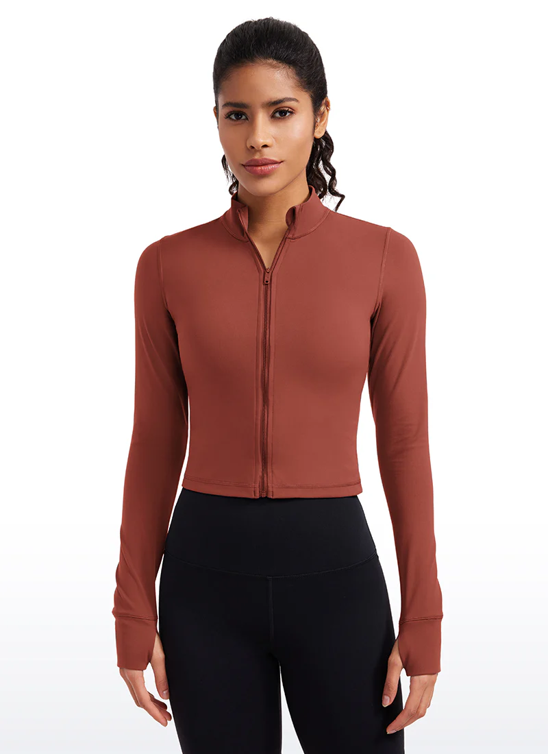 Butterluxe ThumbHole Cropped Jacket - Image 5
