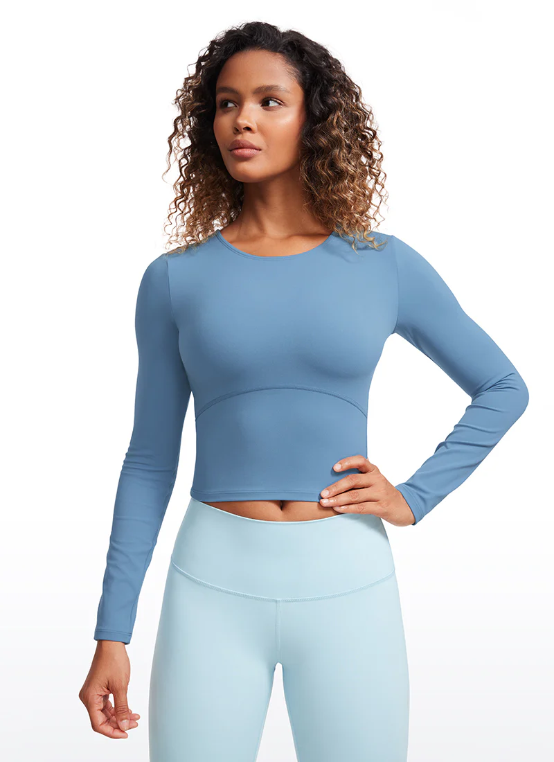 Butterluxe Front Seam Cropped Long Sleeve - Image 17