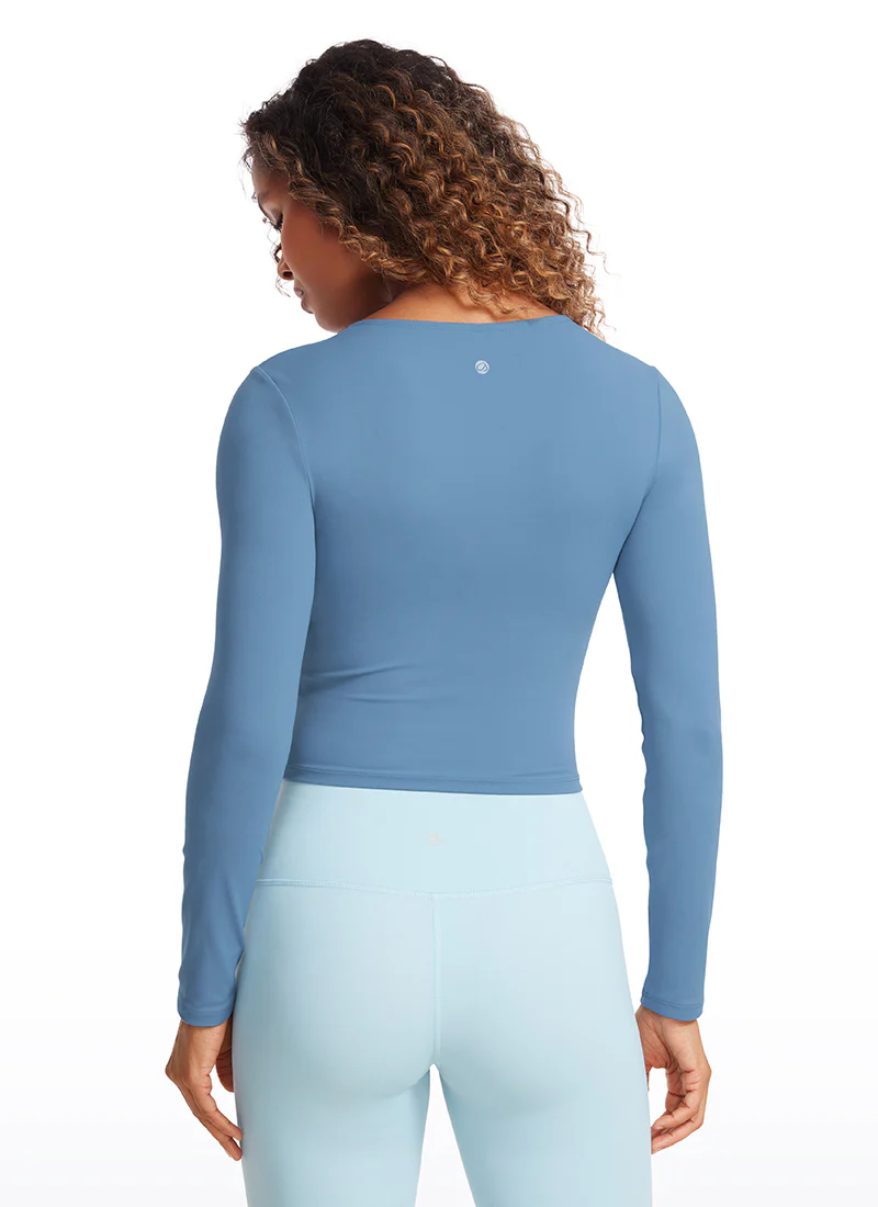 Butterluxe Front Seam Cropped Long Sleeve - Image 18