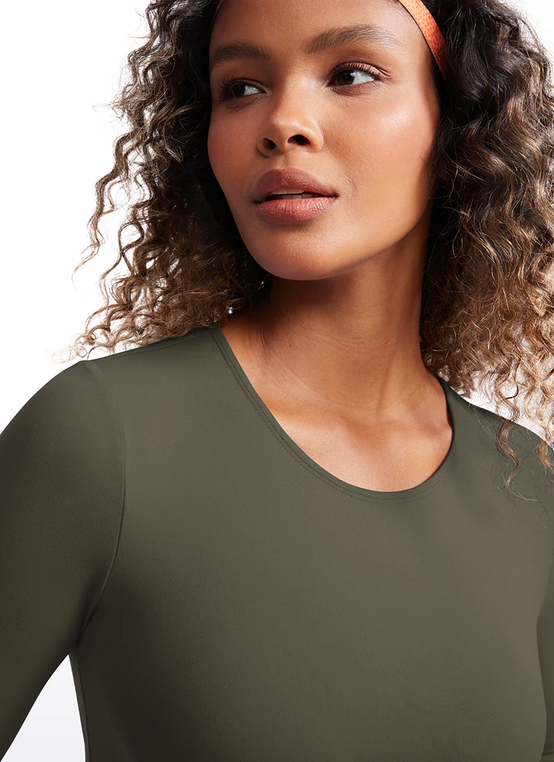 Butterluxe Front Seam Cropped Long Sleeve - Image 23