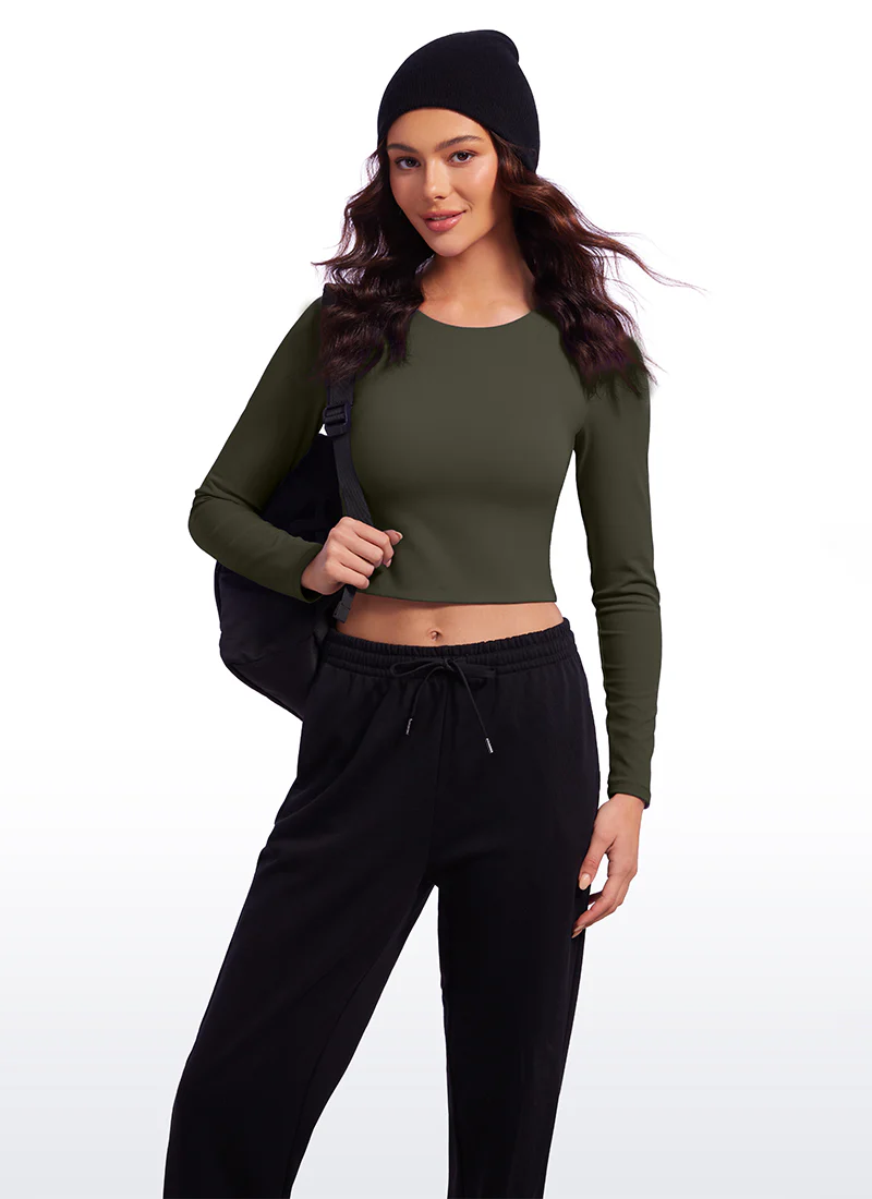 Butterluxe Double Lined Cropped Long Sleeve - Image 19