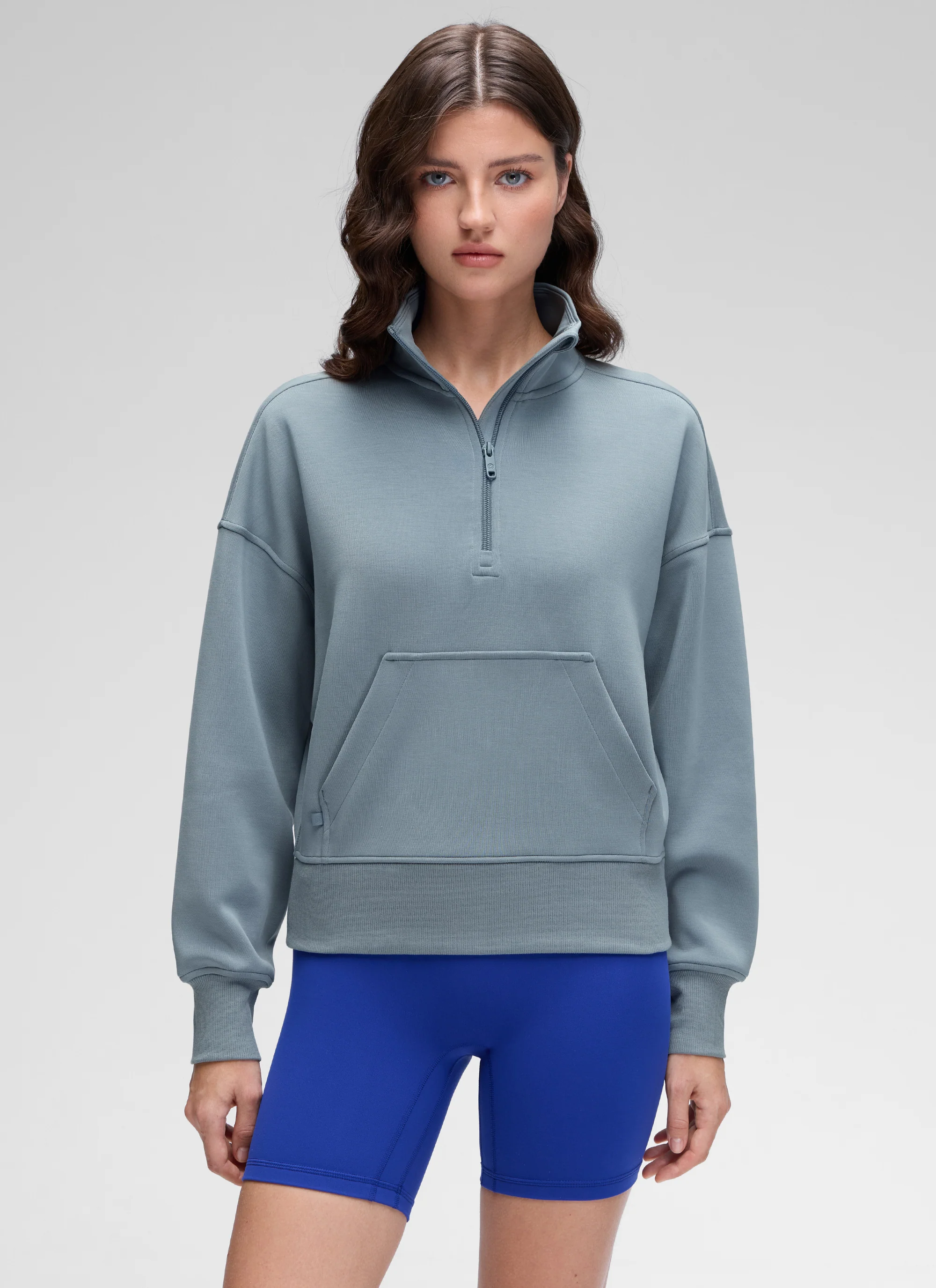 SoftAura Half Zip Pullover Sweatshirt - Image 34