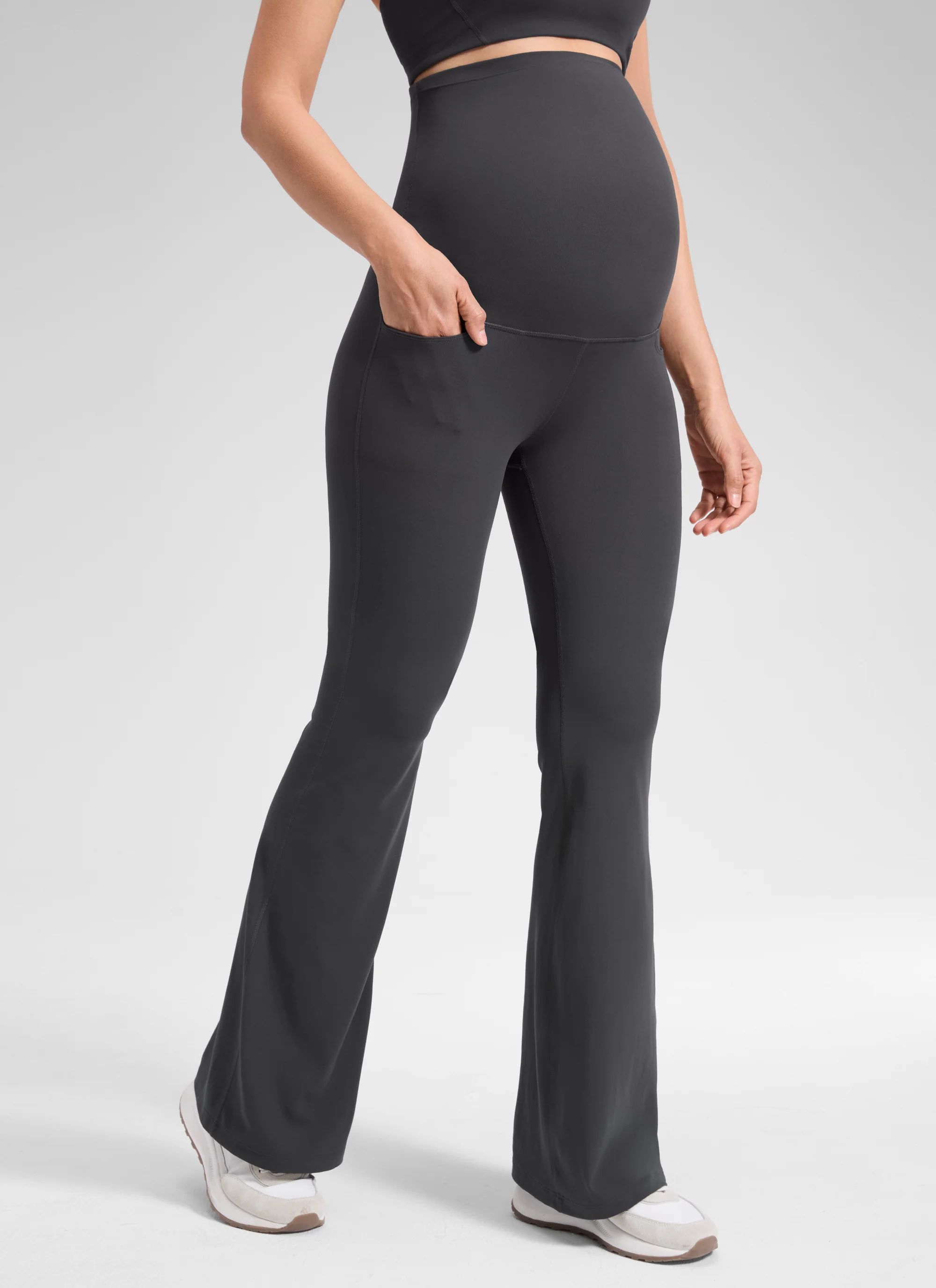 Butterluxe Maternity Flare Pocket Legging 33" - Image 17