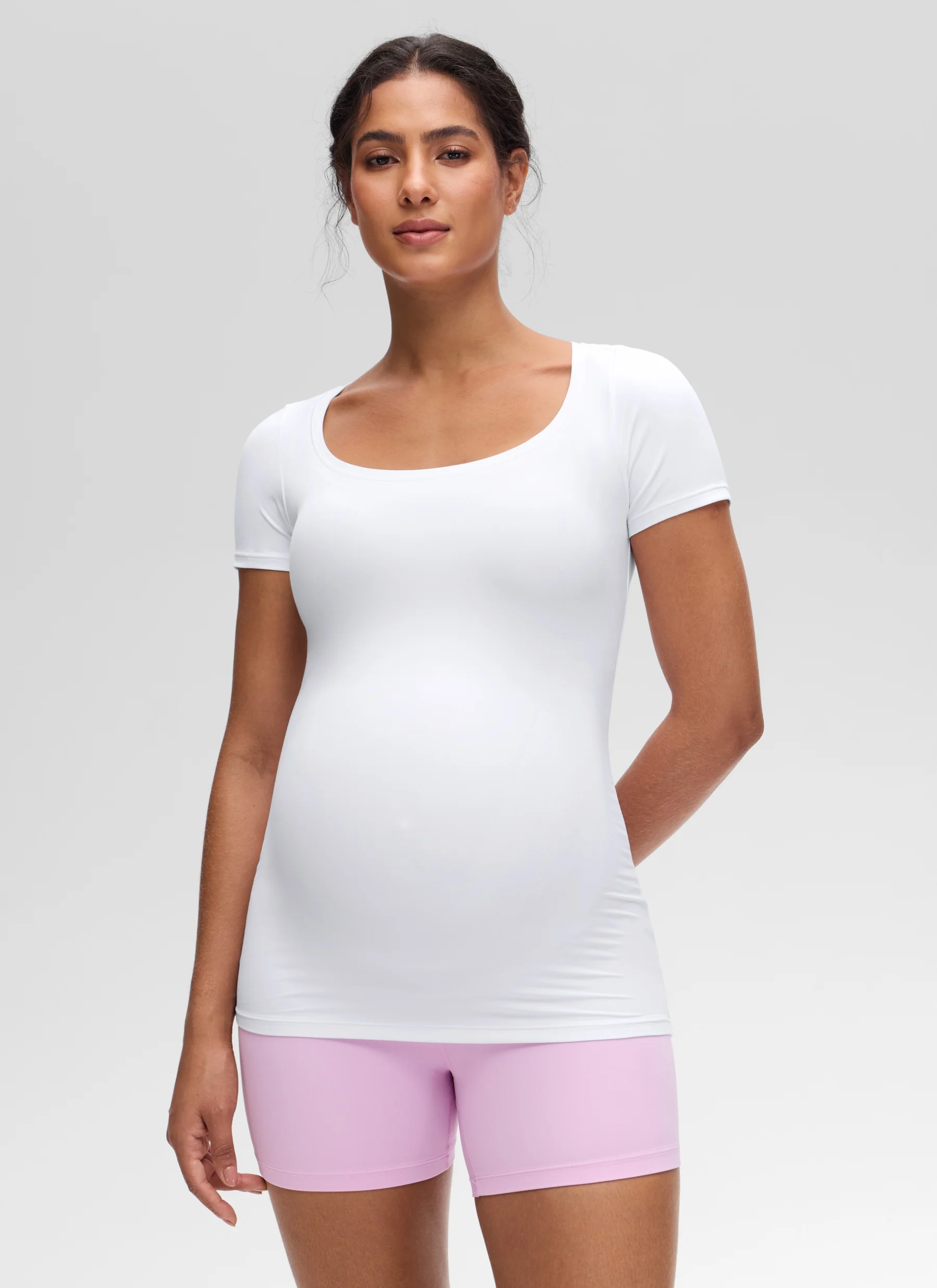 Softembrace Maternity U Neck Short Sleeve - Image 19